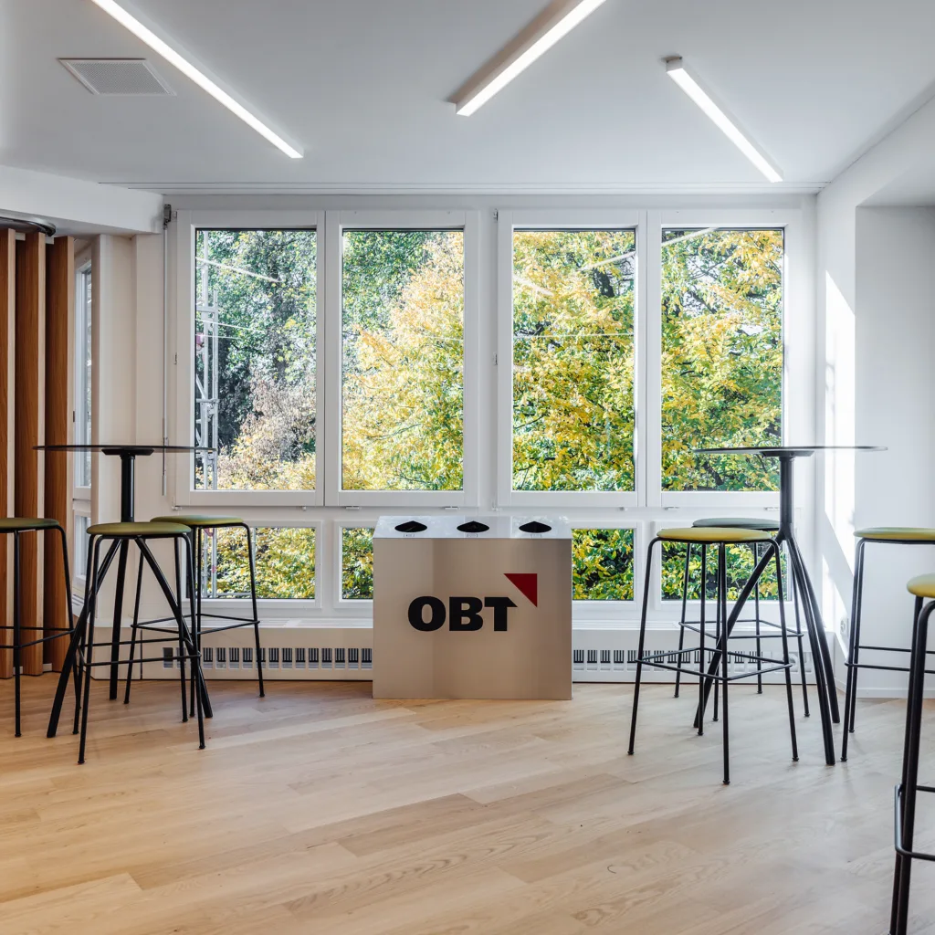 Umbau Cafeteria und Nasszellen OBT AG, St.Gallen